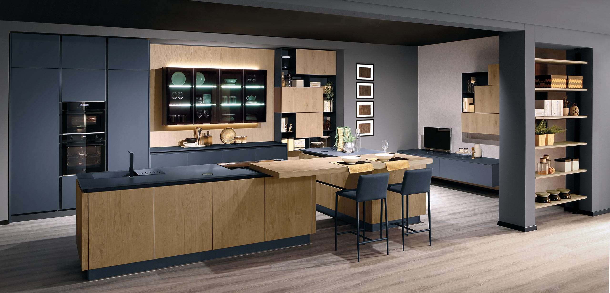 TIFFANY Alatia Kitchens Interiors   Cucina Tiffany Con Maniglia E Sistema Gola 